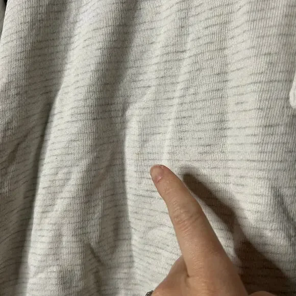 Frank &‎ Eileen Tee Lab Kane Hoodie Women’s XS Stripes White Casual Lightweight - Picture 4 of 9